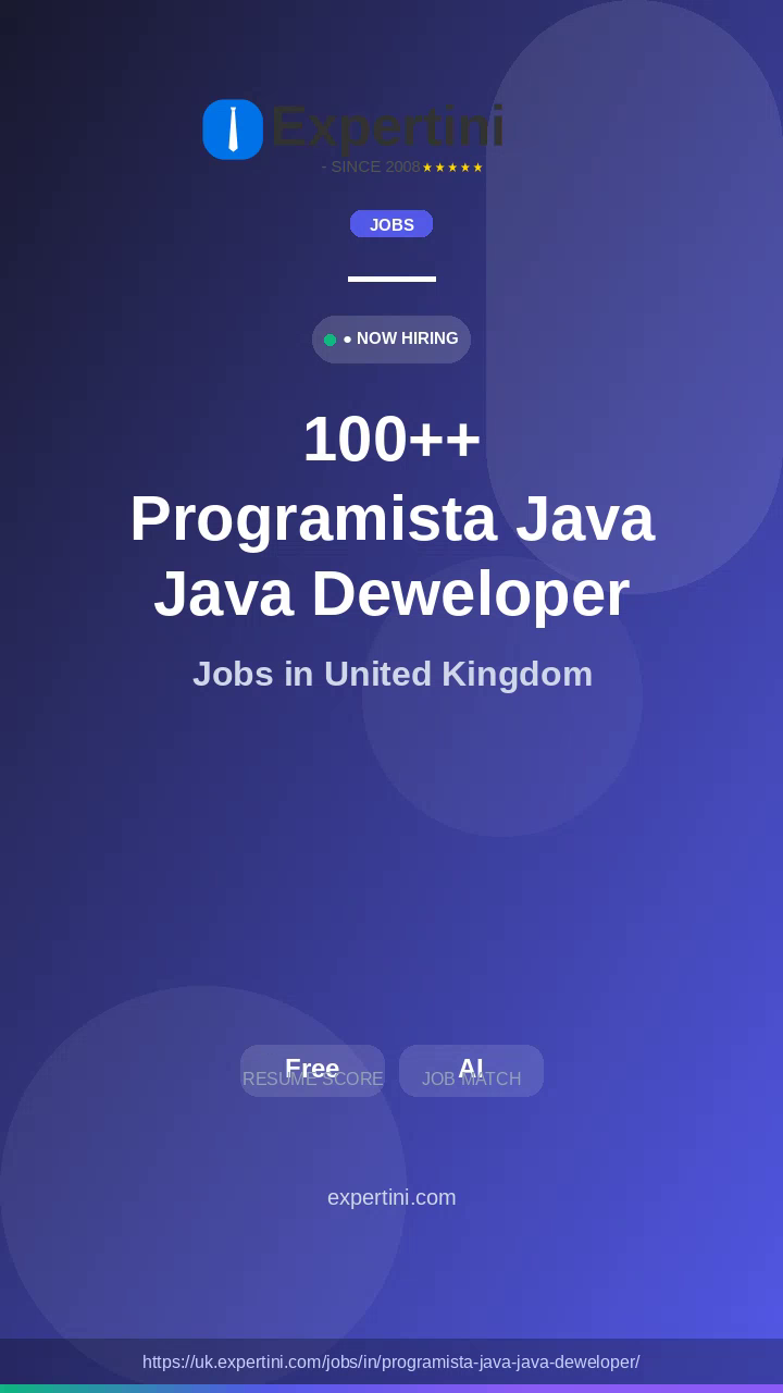2,782+ Programista Java Java Deweloper Jobs in UK — Top Companies Hiring August 2026
